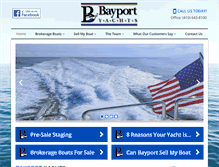 Tablet Screenshot of bayport.biz